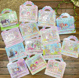 پک هدیه ناخن مصنوعی، سوهان ناخن، برچسب و نگین کرومی