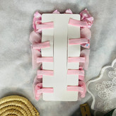 گیره مو پک 10 عددی پاپیون فانتزی دخترانه صورتی