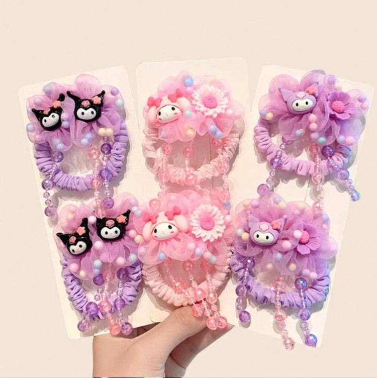 کش موی آویزدار طرح کرومی (Kuromi) و ملودی