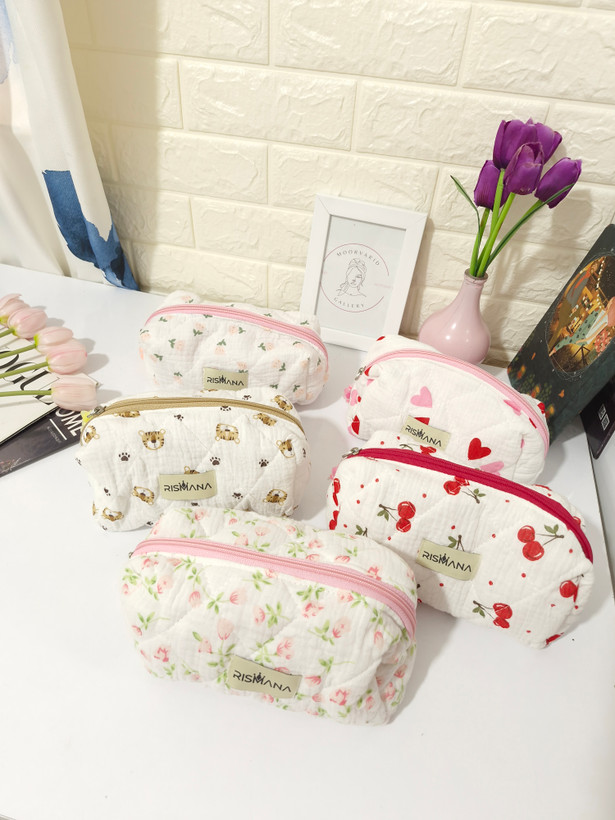 ✨ کیف لوازم آرایش جادار پینترستی RISMANA ✨