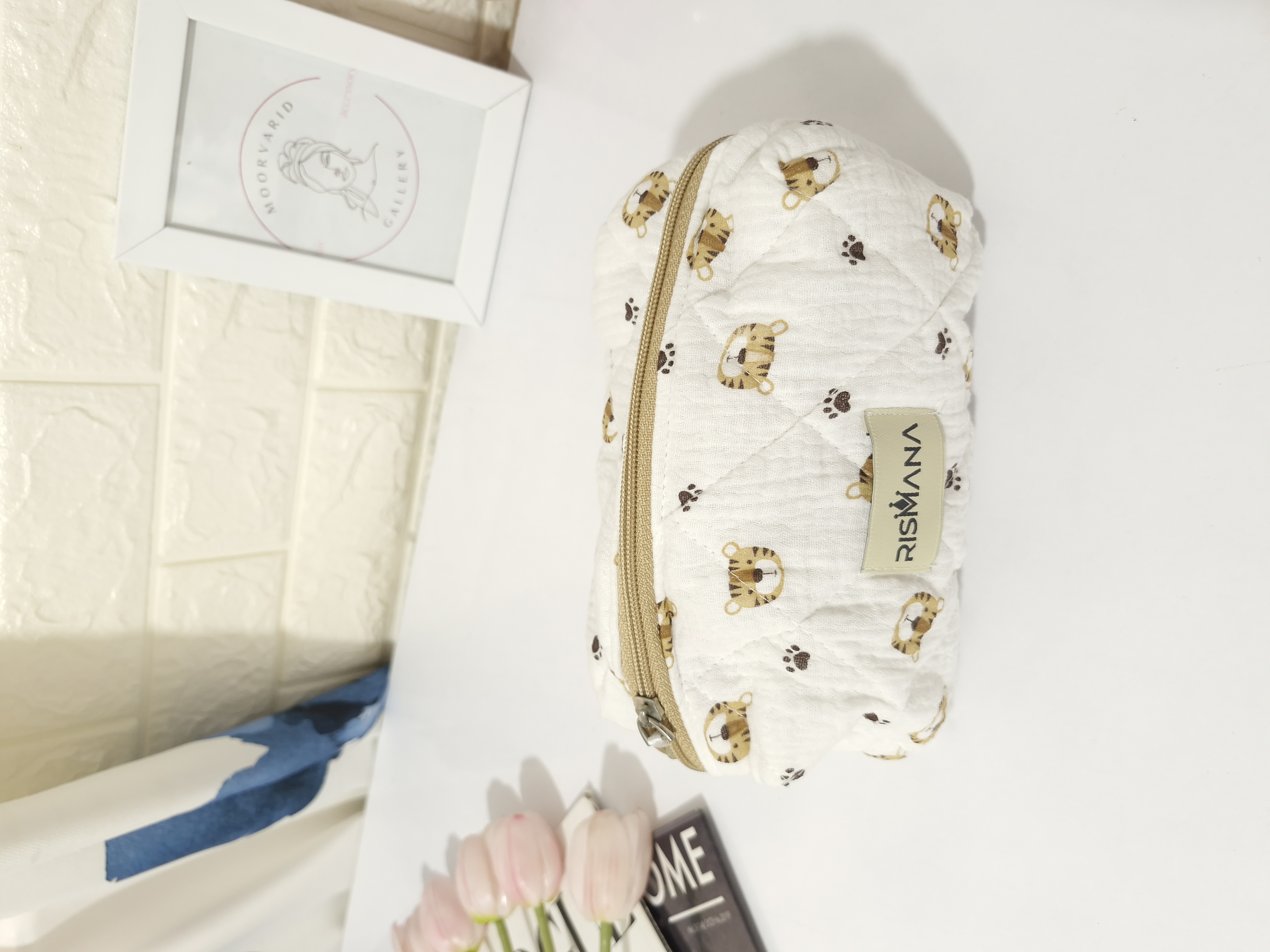 ✨ کیف لوازم آرایش جادار پینترستی RISMANA ✨