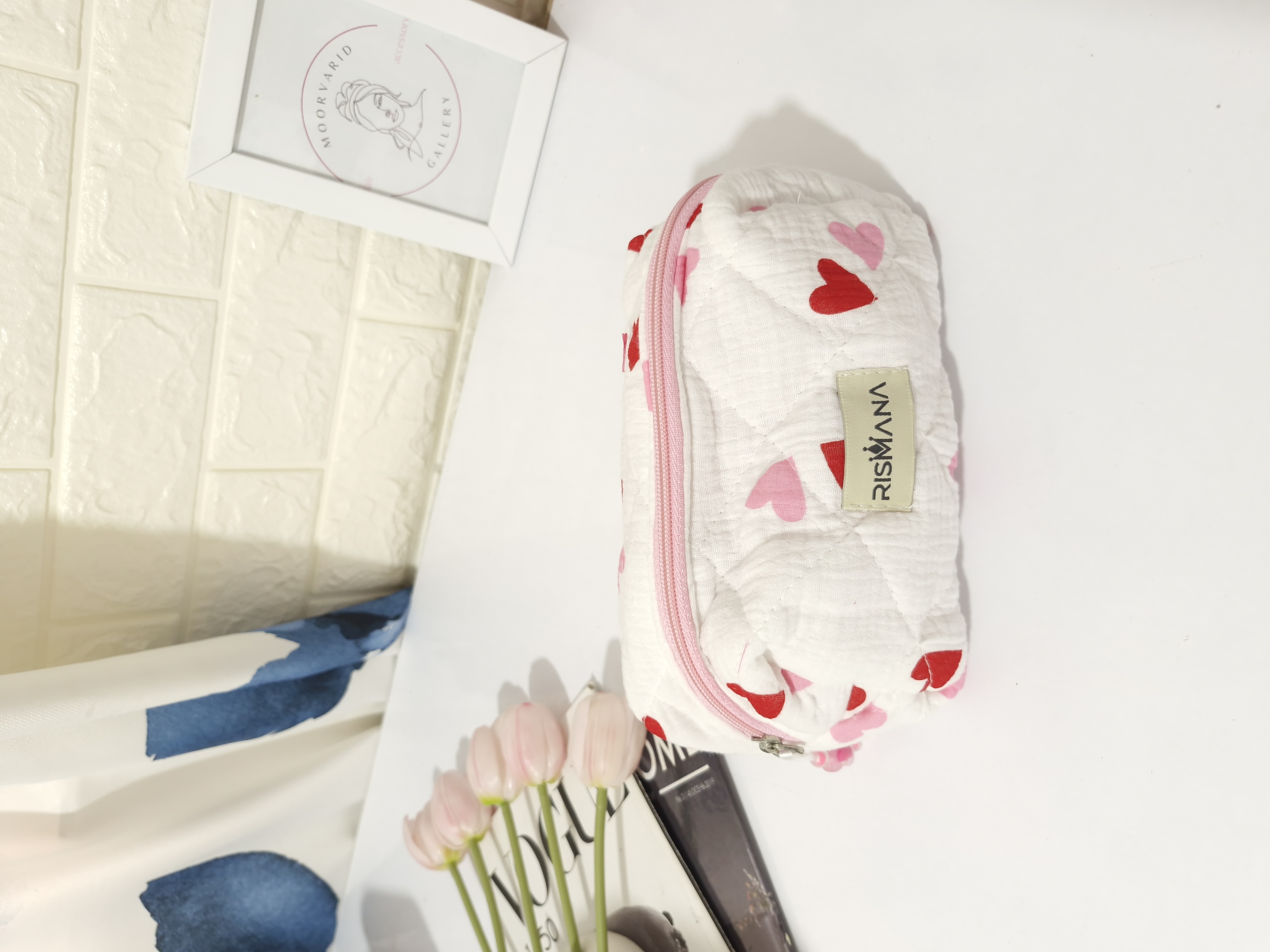 ✨ کیف لوازم آرایش جادار پینترستی RISMANA ✨