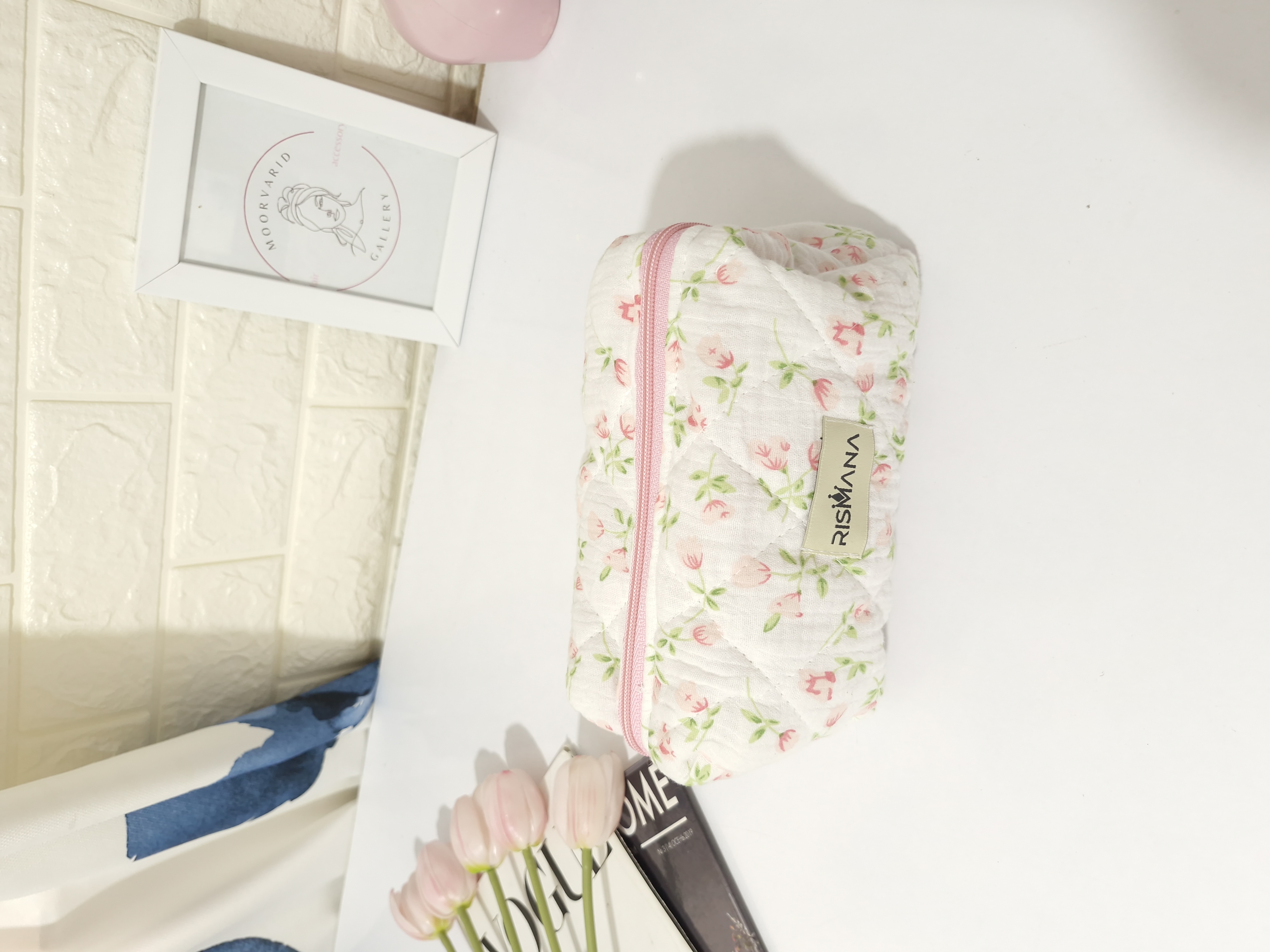 ✨ کیف لوازم آرایش جادار پینترستی RISMANA ✨