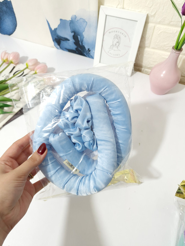 فرکننده مو هیر رولر ساتن به همراه دو عدد اسکرانچی ساتن