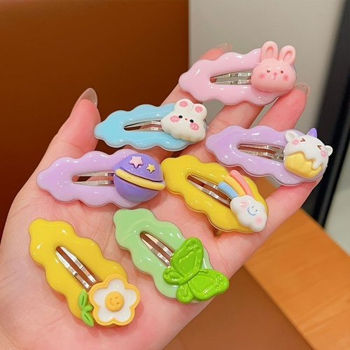 گیره مو تقتقی ژله ای پینترستی پک 4 عددی