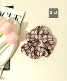 کش مو اسکرانچی ساتن طرح دار lv