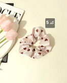 کش مو اسکرانچی ساتن طرحدار پاپیون