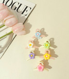 کلیپس مو طرح گل سایز 5 سانت