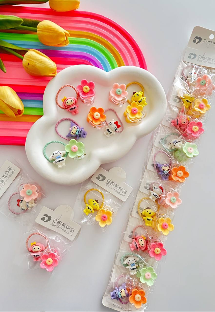 ست مینی کلیپس گل و کشمو لیزری سانریو