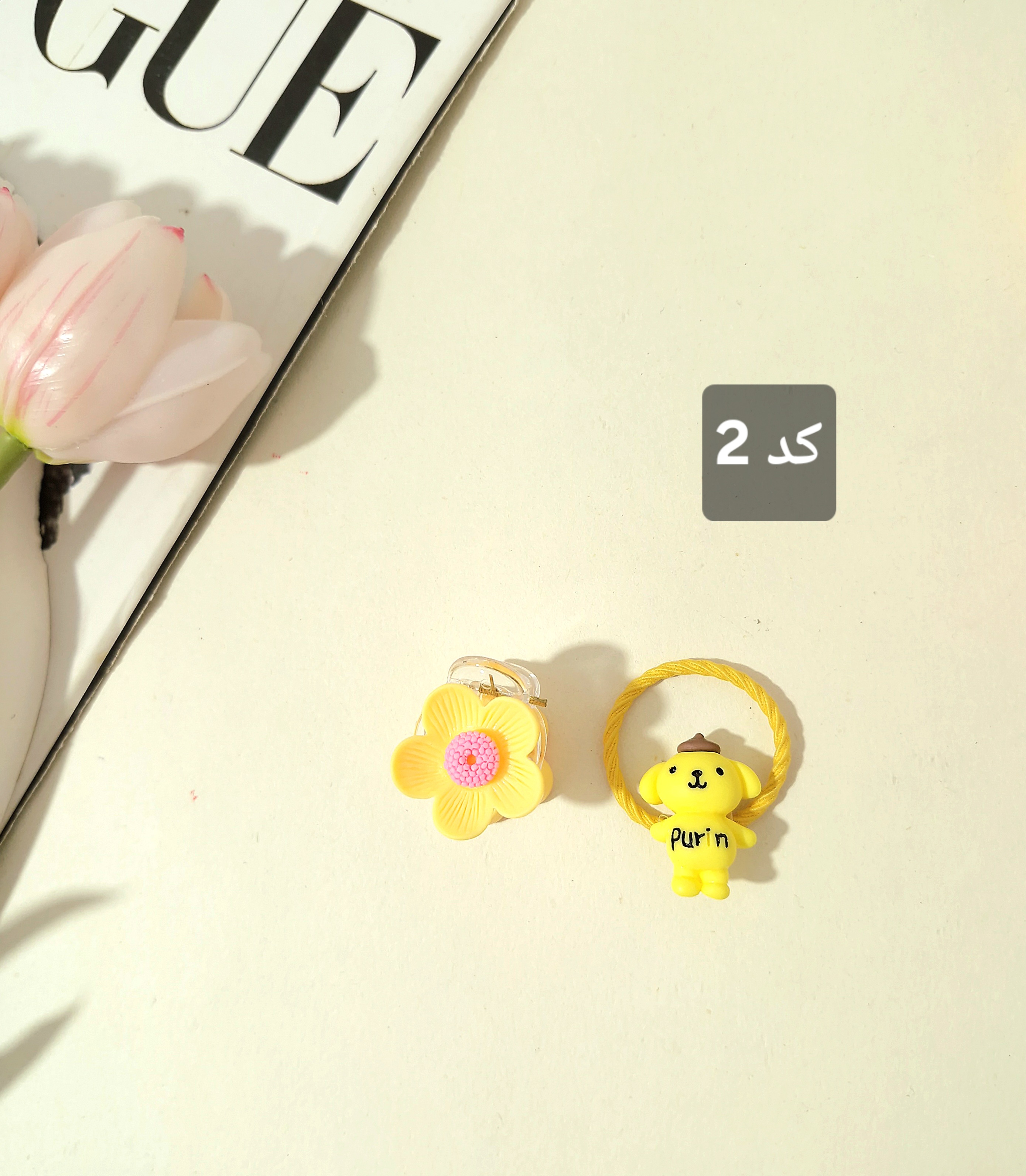 ست مینی کلیپس گل و کشمو لیزری سانریو