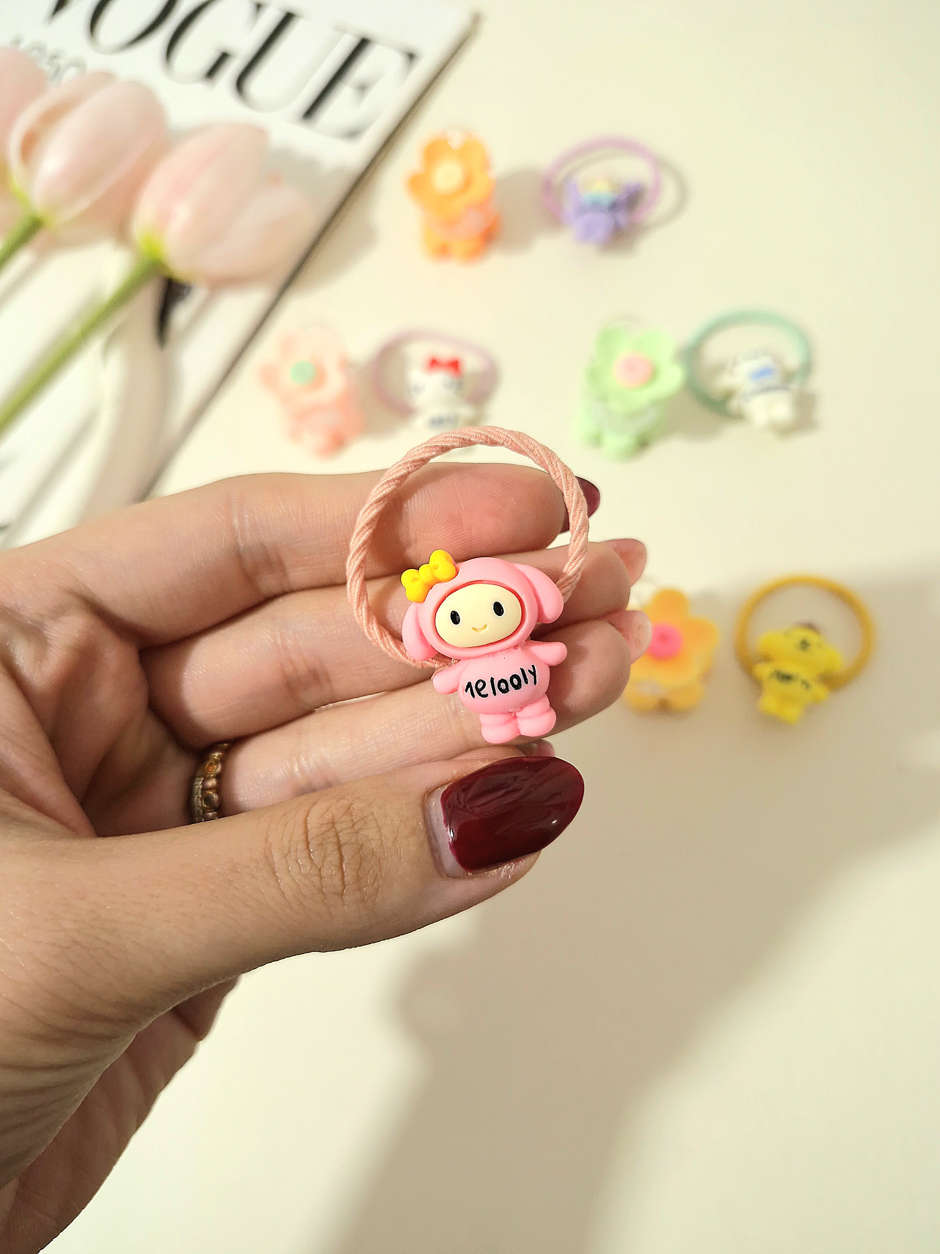 ست مینی کلیپس گل و کشمو لیزری سانریو