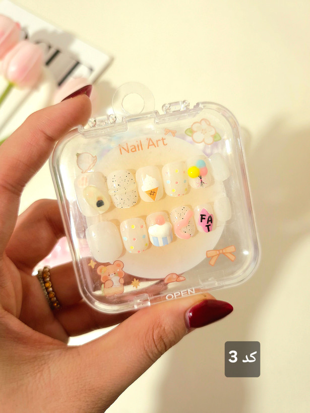 پک ناخن مصنوعی طرح شخصیتهای سانریو Sanrio