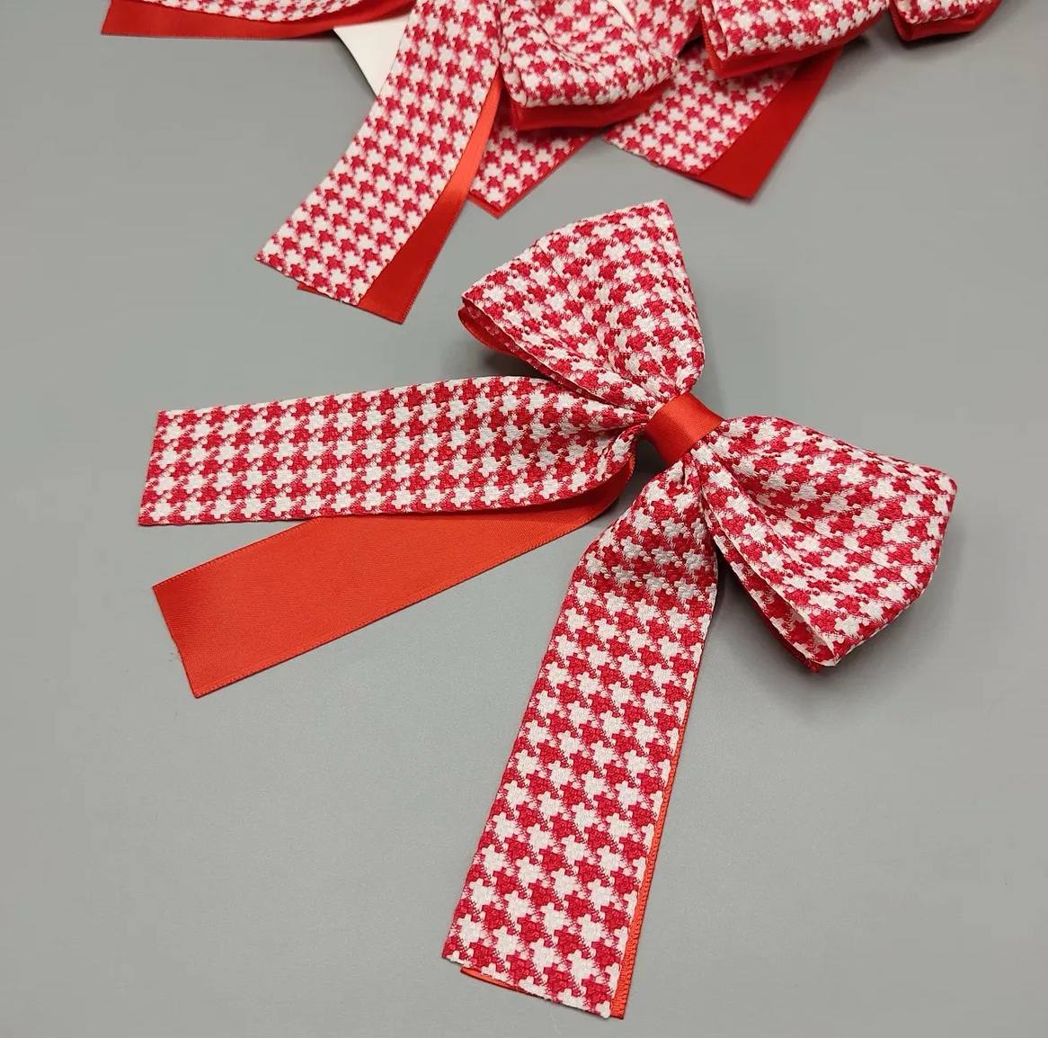 گیره مو پاپیون طرح پیچازی یلدایی