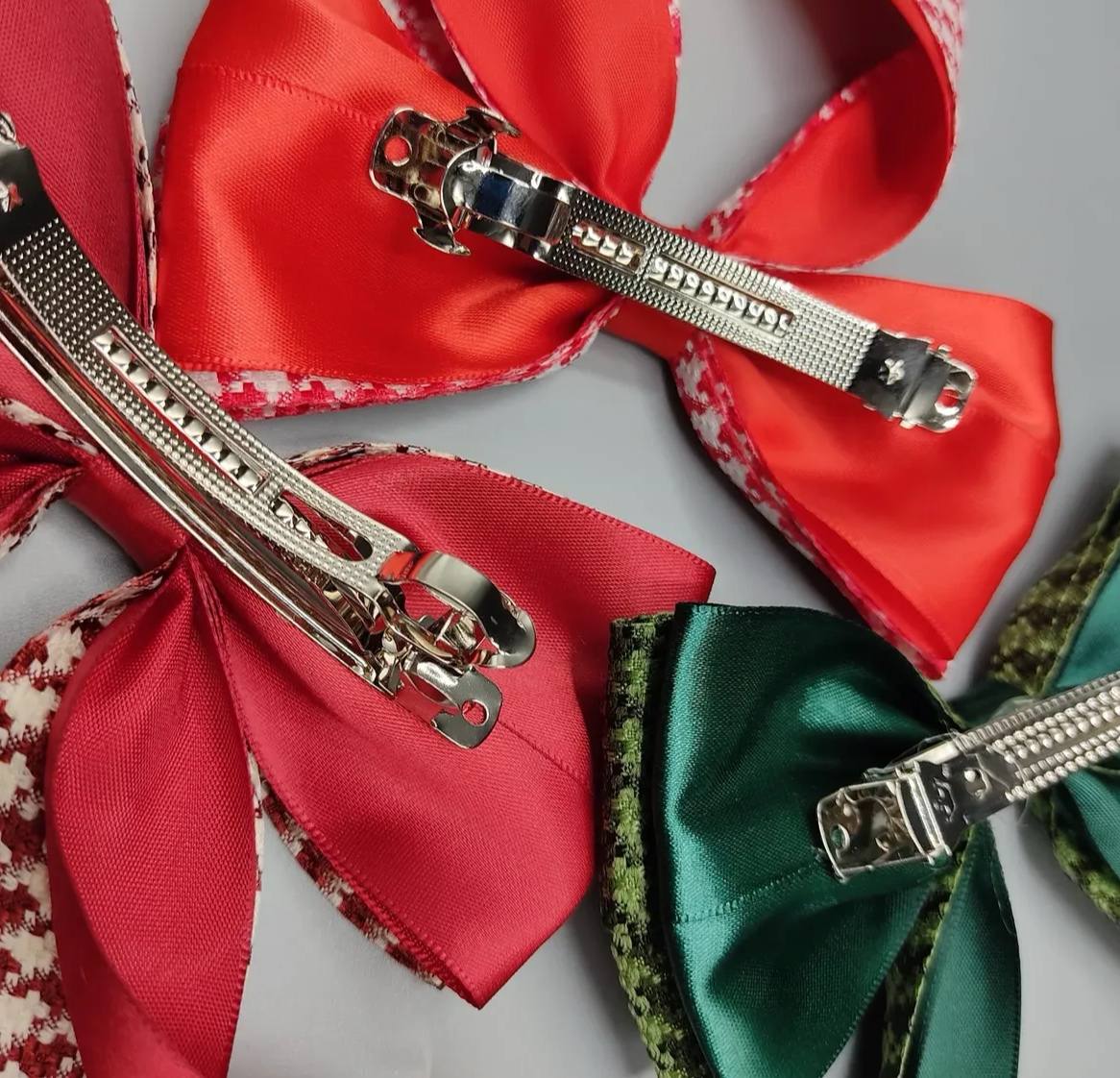 گیره مو پاپیون طرح پیچازی یلدایی