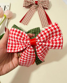 گیره مو پاپیون طرح پیچازی یلدایی