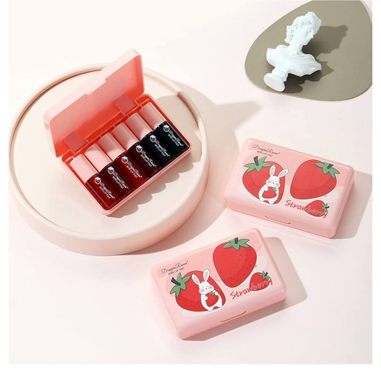 پک اقتصادی ۶ عددی تینت لب کره‌ای | مناسب هدیه، کیفیت بالا، بسیار کاربردی