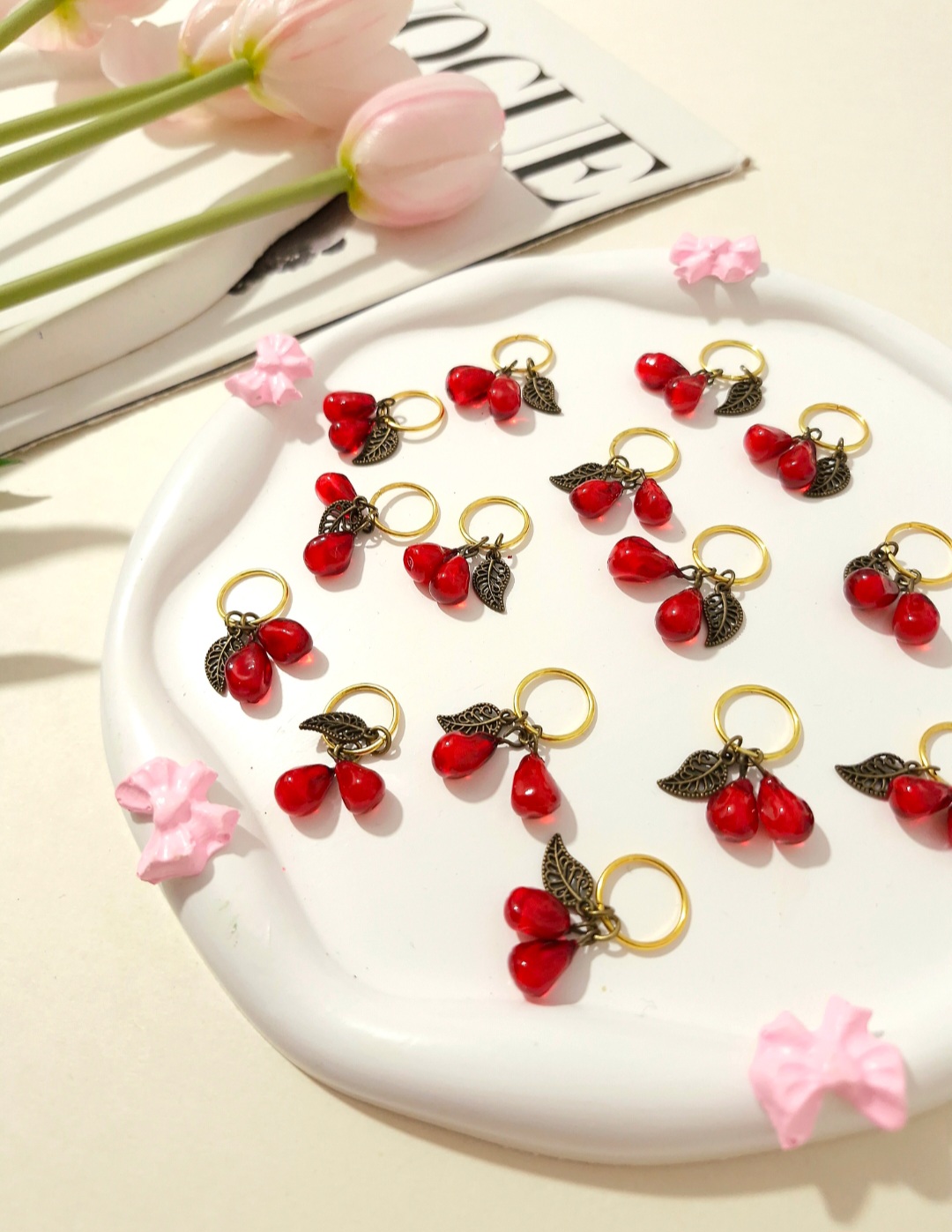 حلقه مو طرح انار ویژه شب یلدا