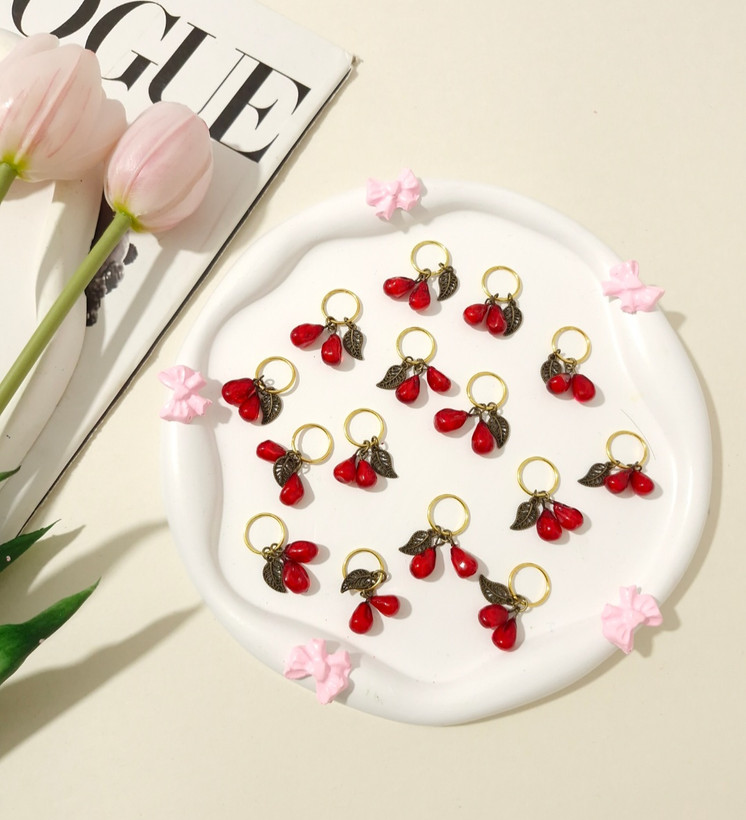 حلقه مو طرح انار ویژه شب یلدا