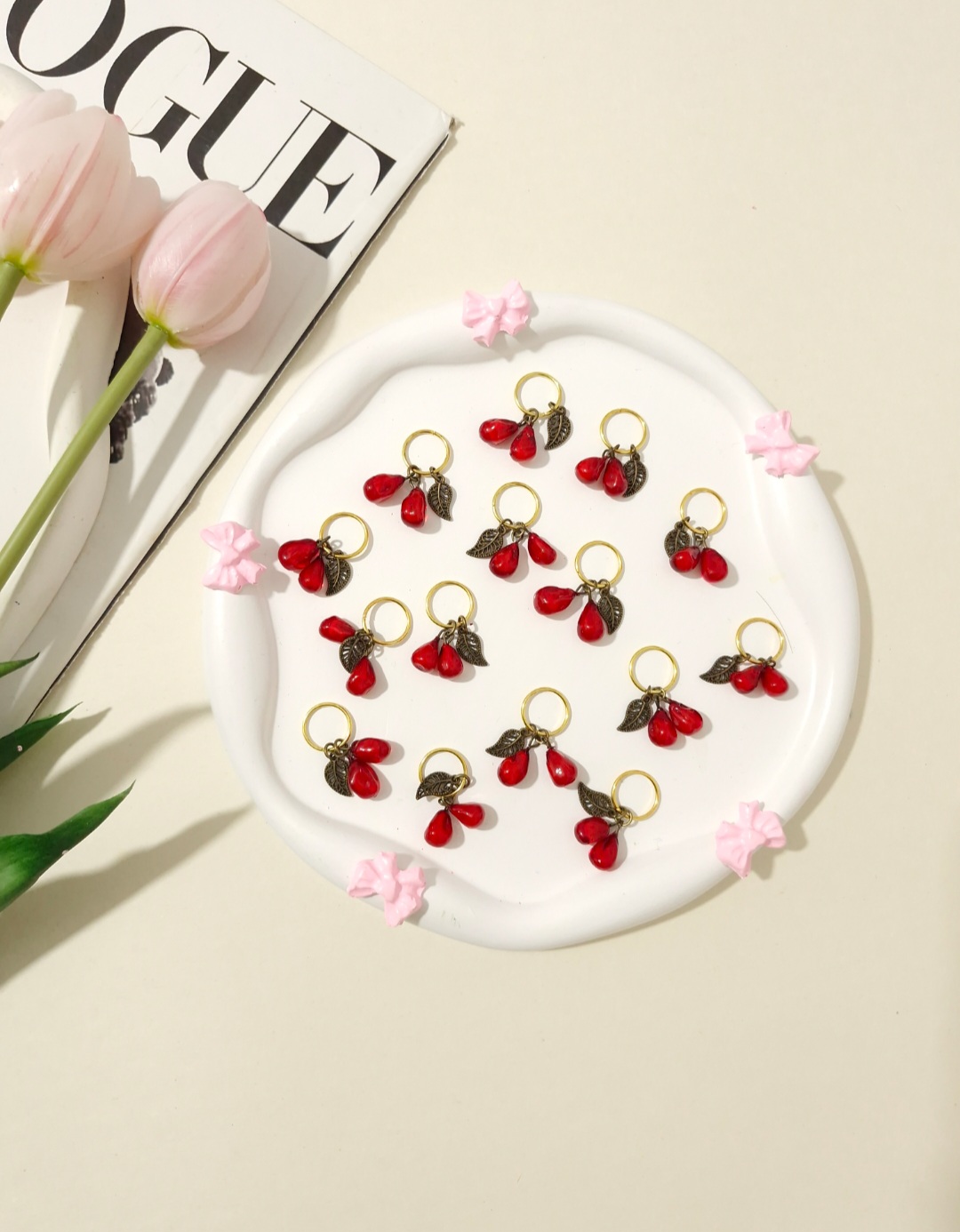 حلقه مو طرح انار ویژه شب یلدا