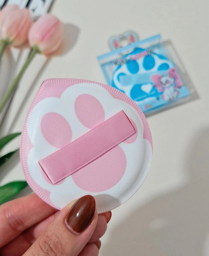 پد آرایشی طرح پنجه گربه