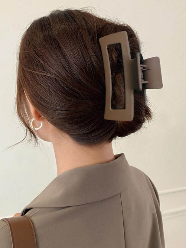 کلیپس مو مستطیلی آبنباتی سایز بزرگ