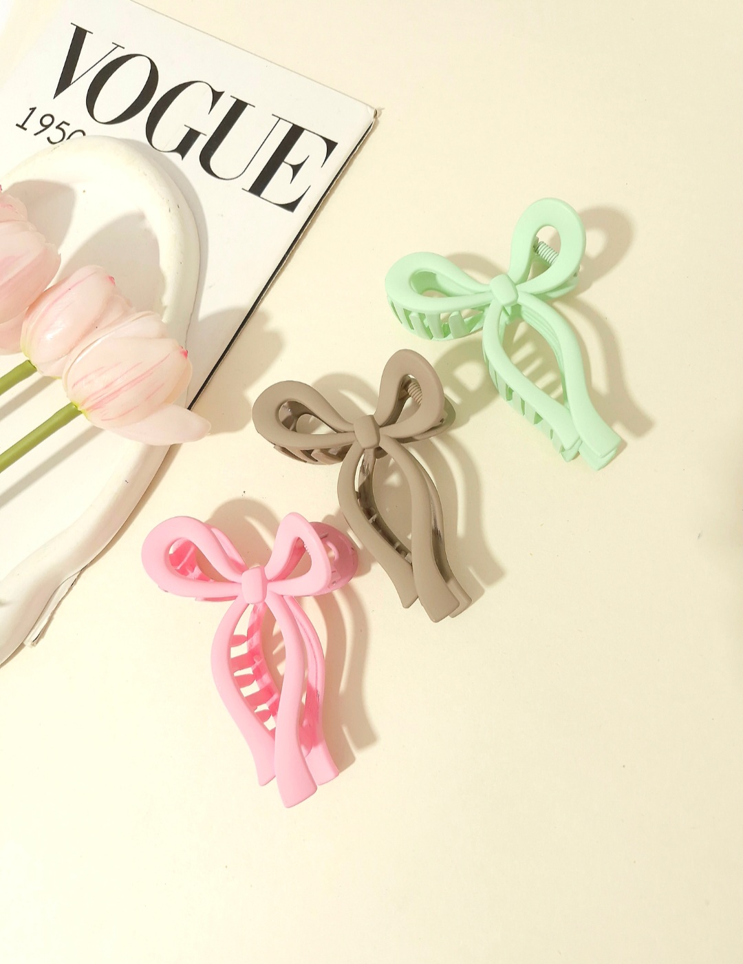 کلیپس مو شمعی طرح پاپیون ترند پینترست