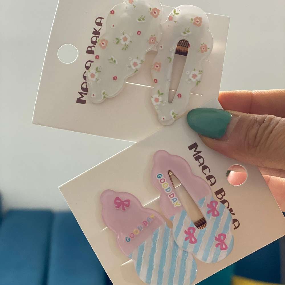 گیره‌ مو طرح ابری پینترستی پک دو عددی