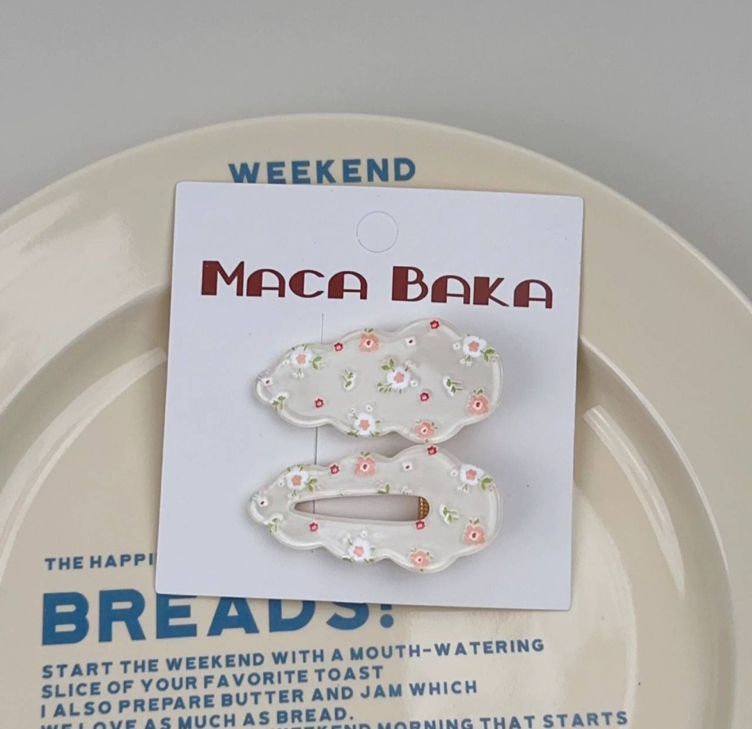 گیره‌ مو طرح ابری پینترستی پک دو عددی