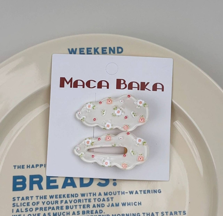 گیره مو طرح ابری پینترستی پک دو عددی