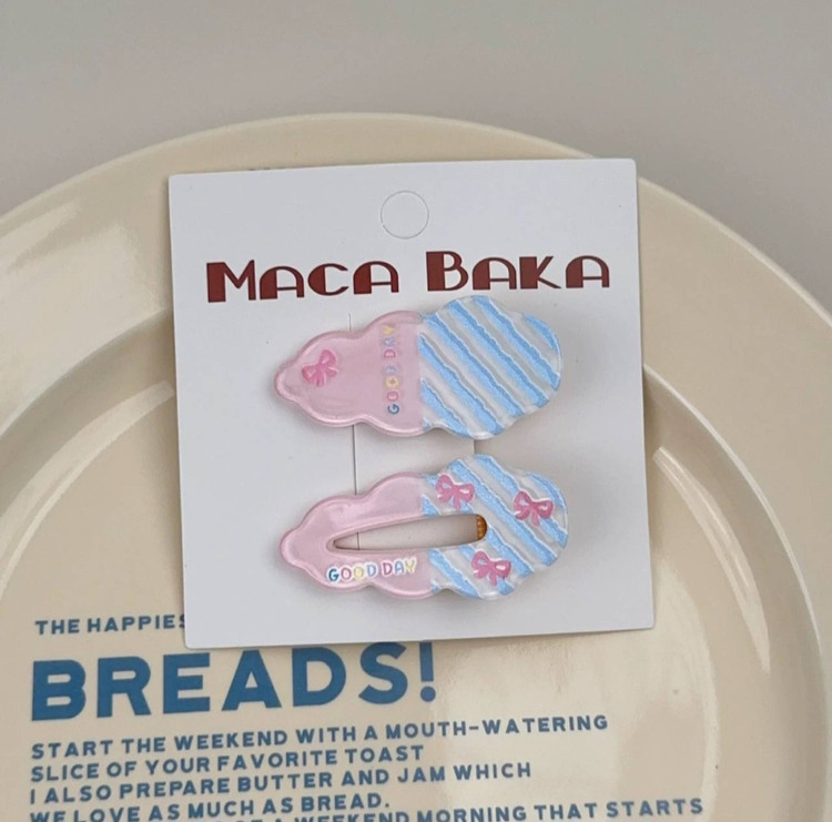 گیره مو طرح ابری پینترستی پک دو عددی