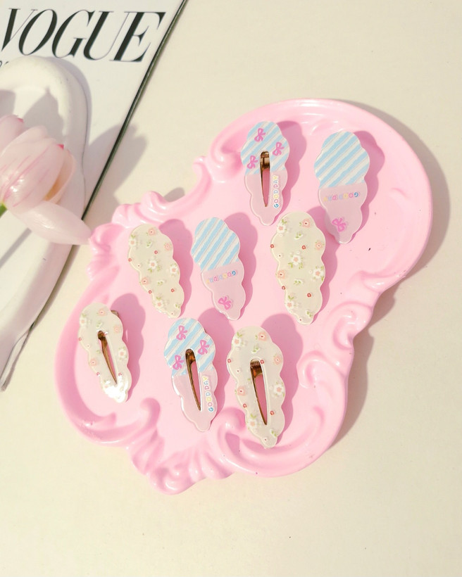 گیره مو طرح ابری پینترستی پک دو عددی