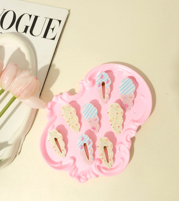 گیره مو طرح ابری پینترستی پک دو عددی