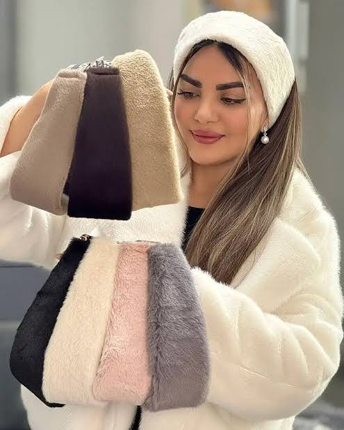 هدبند خز روسی زنانه | گرم، شیک و ترند زمستانی