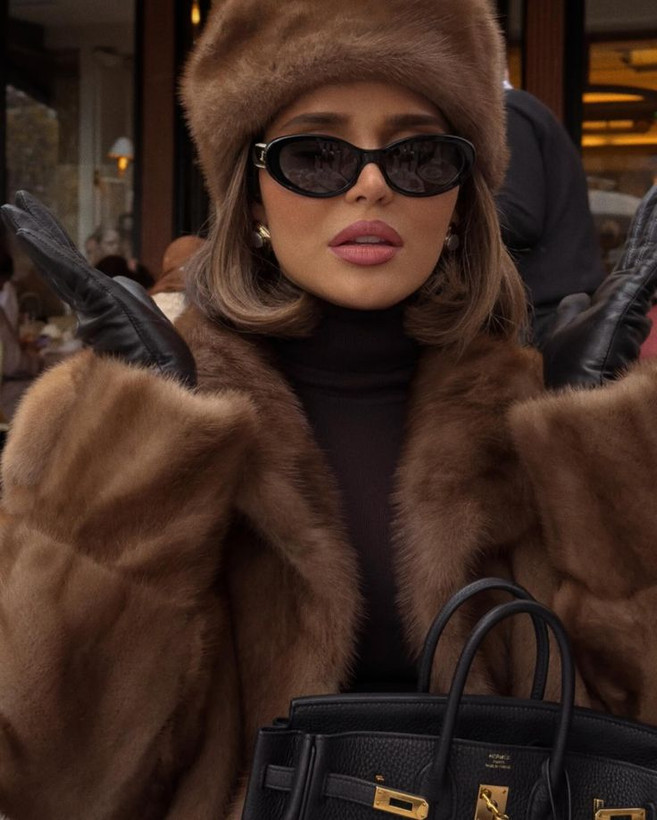 هدبند خز روسی زنانه | گرم، شیک و ترند زمستانی