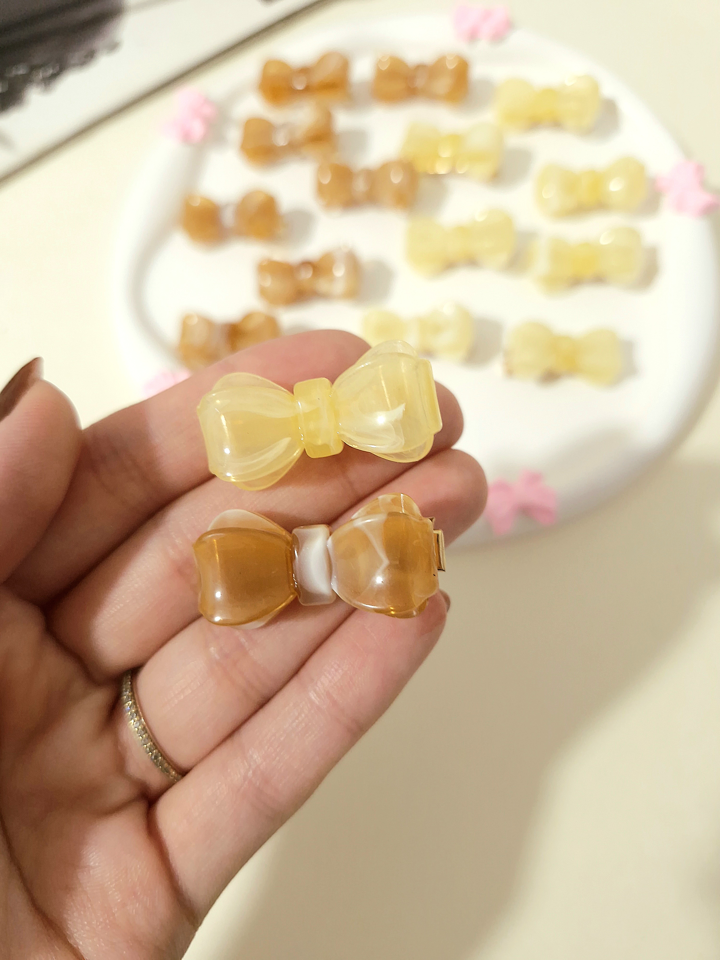 خرید گیره مو انبری پاپیون مینی | گیره مو دخترانه ظریف و فانتزی