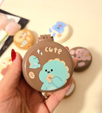 شانه مو تاشو آینهدار فانتزی | شانه جیبی سبک و قابل حمل