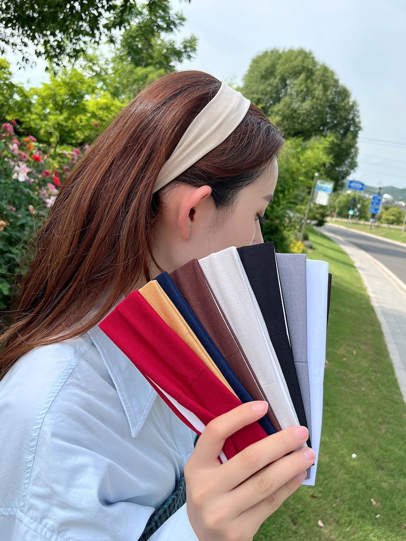 هدبند مو پارچهای کبریتی زنانه | شیک، نرم و ترند روز