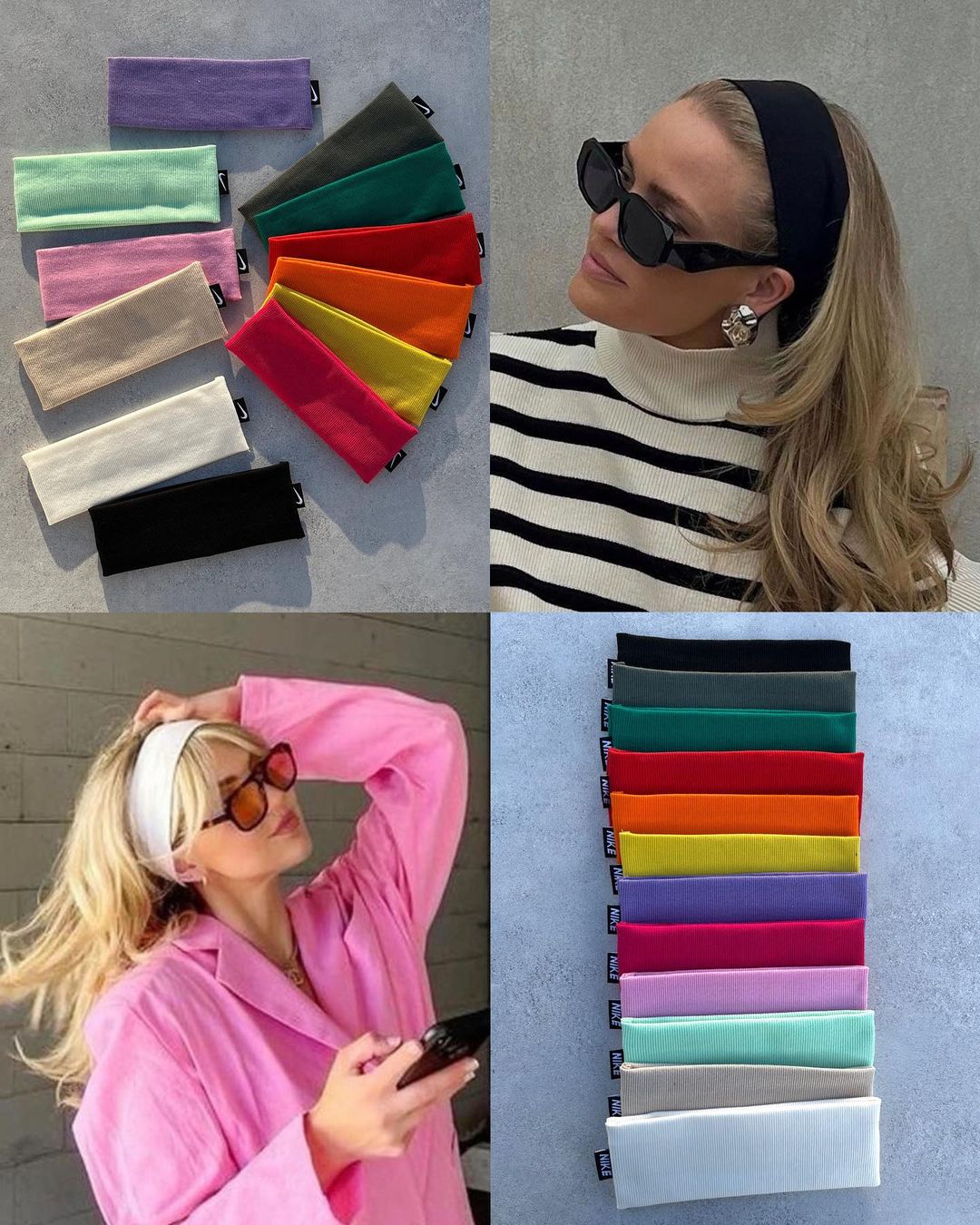 هدبند مو پارچهای کبریتی زنانه | شیک، نرم و ترند روز