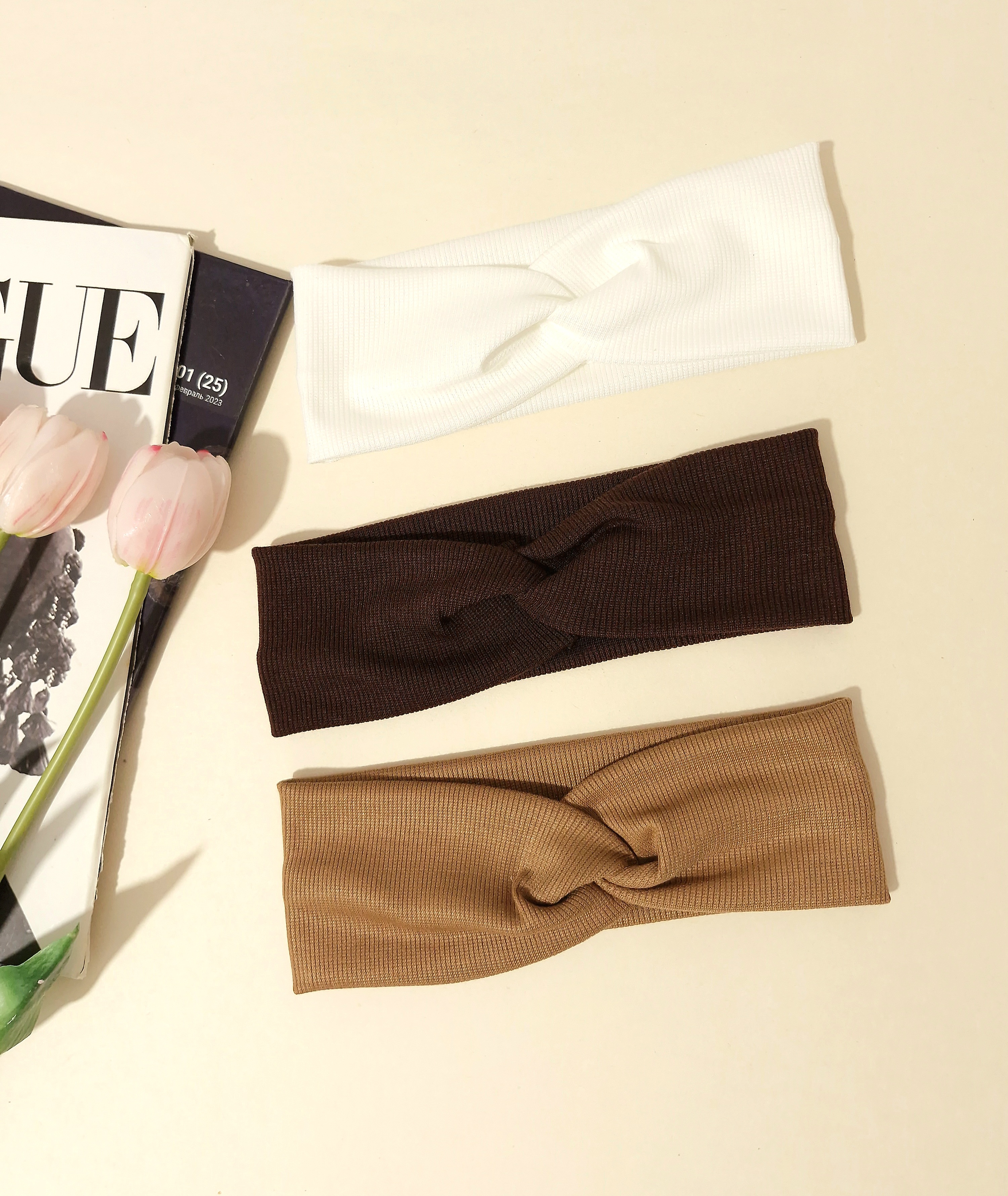 خرید هدبند مو کبریتی مدل گرهای | هدبند پارچهای شیک و راحت زنانه