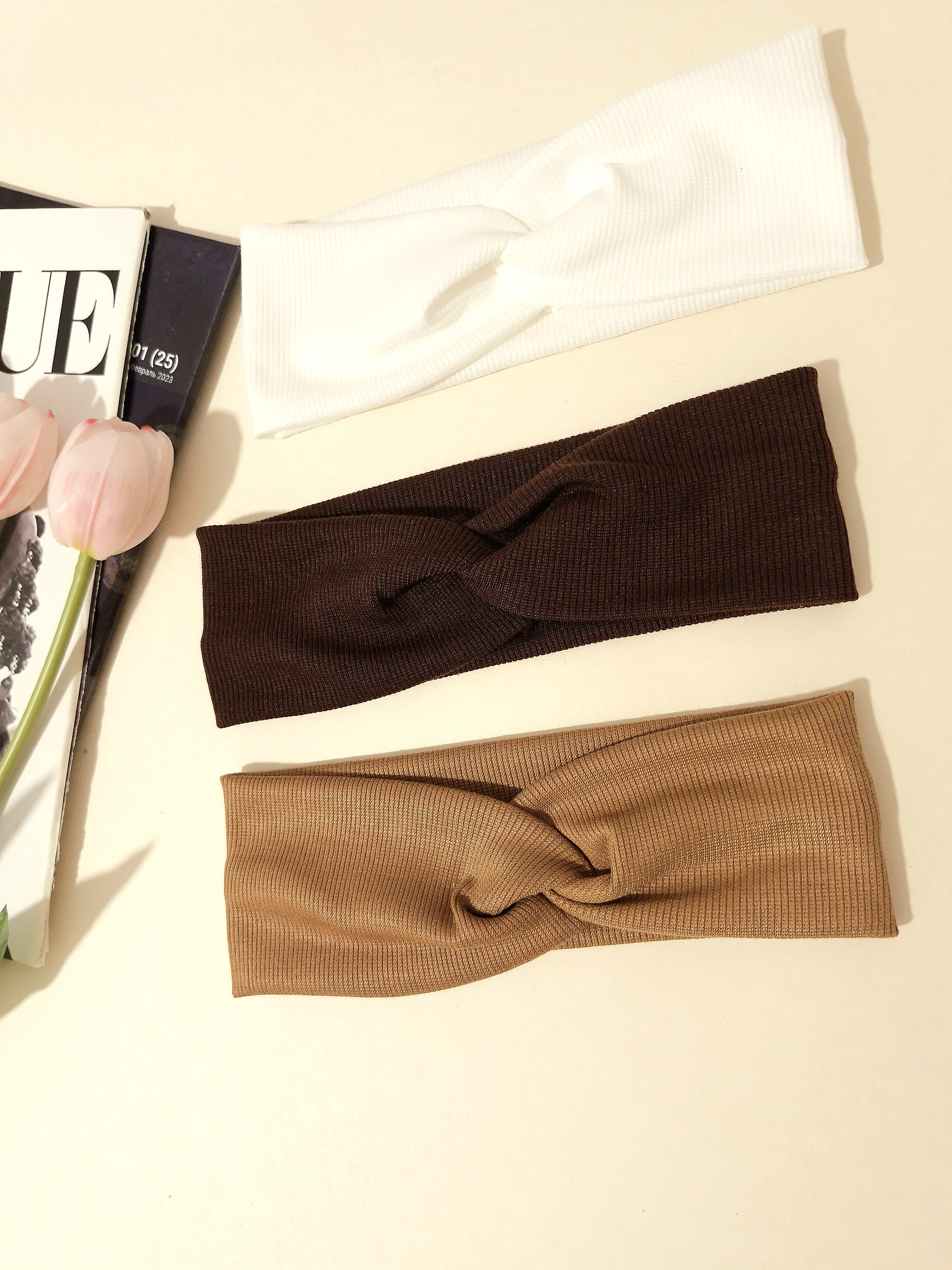 خرید هدبند مو کبریتی مدل گرهای | هدبند پارچهای شیک و راحت زنانه