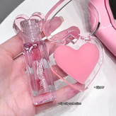 پک دوتایی بالم لب و برق لب پینترستی HUDAMOJI | حاوی گل رز و کلاژن