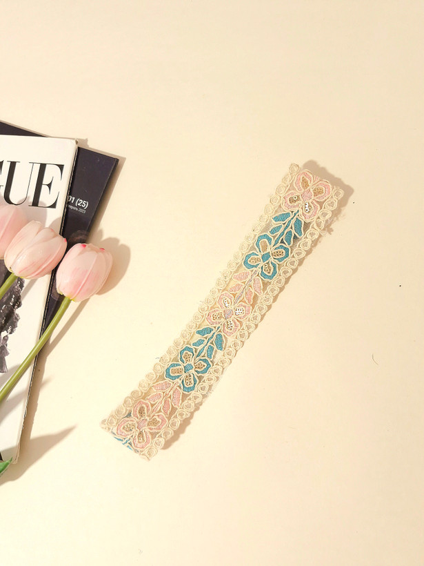 هدبند مو سوزندوزی شده دستدوز | اکسسوری خاص و شیک زنانه