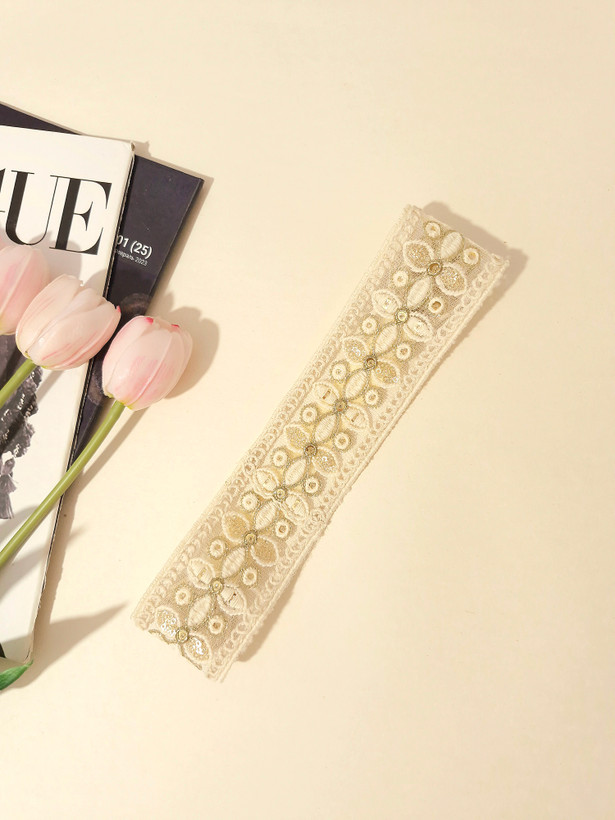 هدبند مو سوزندوزی شده دستدوز | اکسسوری خاص و شیک زنانه