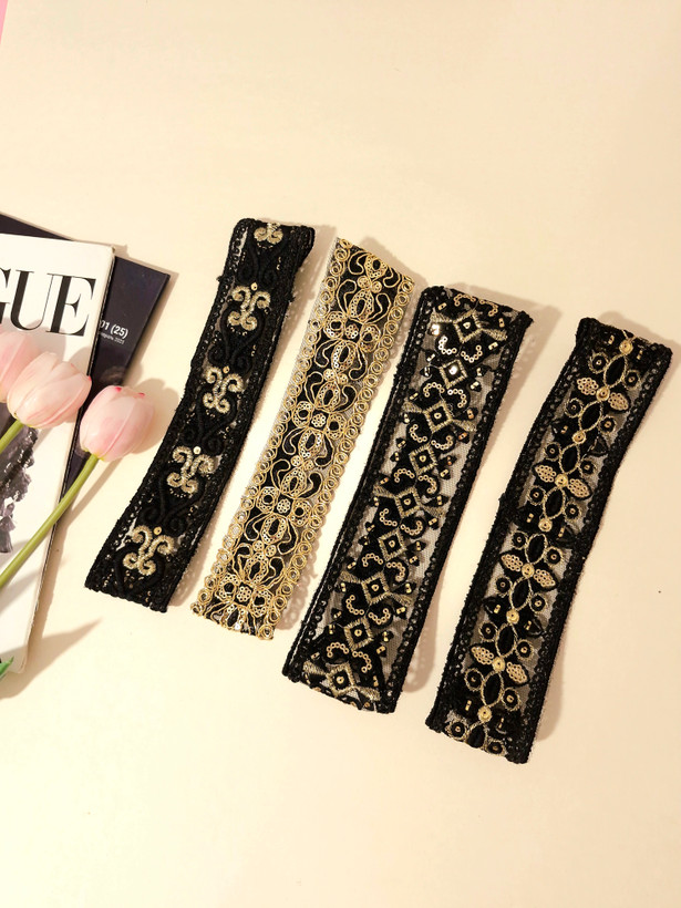 هدبند مو سوزندوزی شده دستدوز | اکسسوری خاص و شیک زنانه