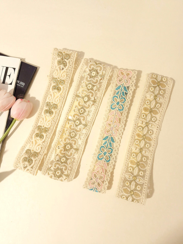 هدبند مو سوزندوزی شده دستدوز | اکسسوری خاص و شیک زنانه