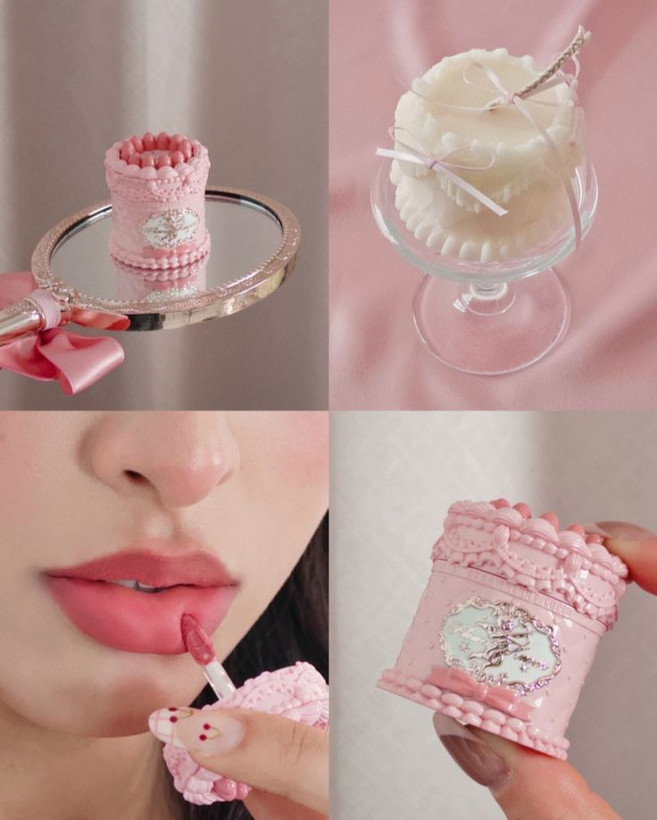 موس لب پینترستی فانتزی | بافت مخملی و رنگدهی بالا