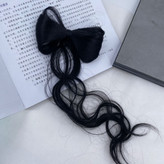 گیره انبری موی مصنوعی مدل پاپیون طبیعی | اکستنشن پاپیونی حجمدهنده مو