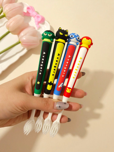 مسواک بچگانه نانو ذغالی طرح سوپرقهرمانان (مرد عنکبوتی ، هالک و...)