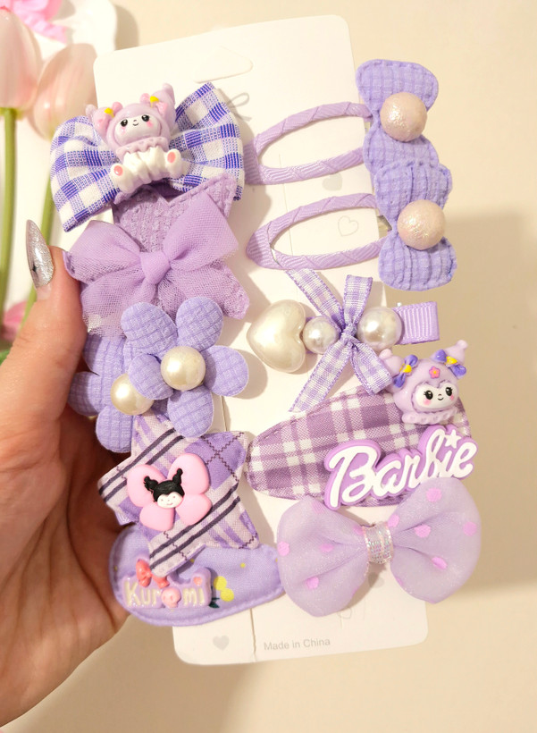 پک گیره مو طرح کرومی 8 عددی باکیفیت واقتصادی